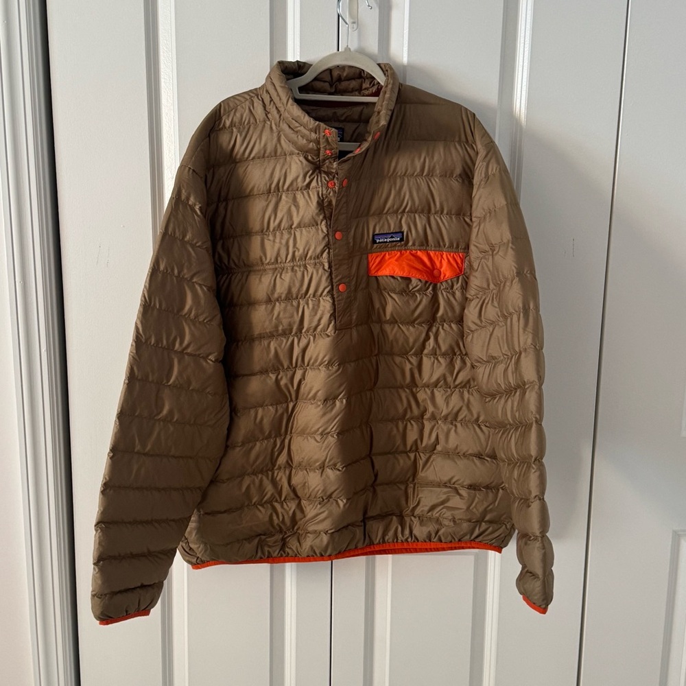 Men's Patagonia Down Snap-T Pullover XXL